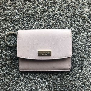 Blush Kate spade keychain wallet